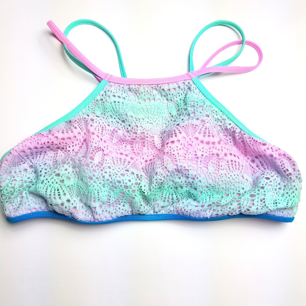 Victoria's Secret Ombre Lace Racerback Bikini Top